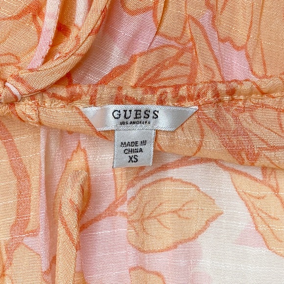 {Guess} floral crotchet detail long sleeve top - Picture 9 of 9